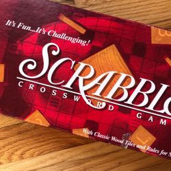 1999 Wooden SCRABBLE Game 