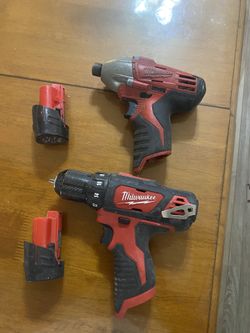 Set De Drills M12 Y 2 Baterias Buenas Condiciones 