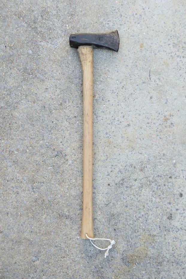 Vintage Collins M8 Splitting Maul/Wood Handle
