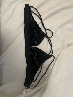 Victoria Secrets black velvet bralette