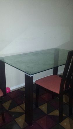Dining table with 5 chairs