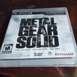 MGS The Legacy Collection PS3 Replacement Video Game Case With Booklet 