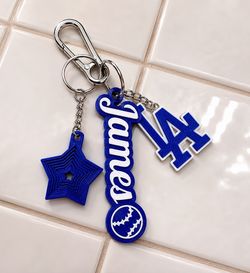 Personalized name with keychain 3-D printed