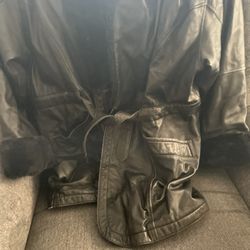 Ladies Or Men’s Leather Jacket ( Made In Korea Size l/G