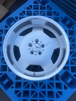 MERCEDES BENZ DEEP DISH 18 INCH AMG AERO II MONOBLOCK STYLE WHEELS RIMS 18X8 19X9 +35 5X112 CB: 66.6