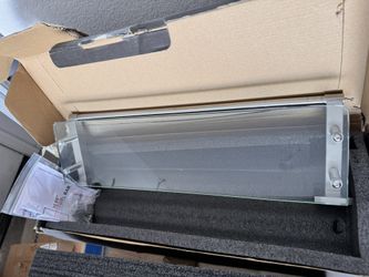 NEW SFGSOWOR 20” Tempered Glass Bathroom Shelf with Protective Railing
