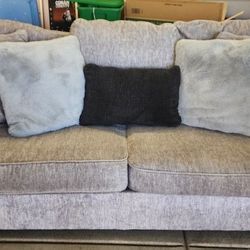 Sofa/Couch & King Size Chair With Ottoman
