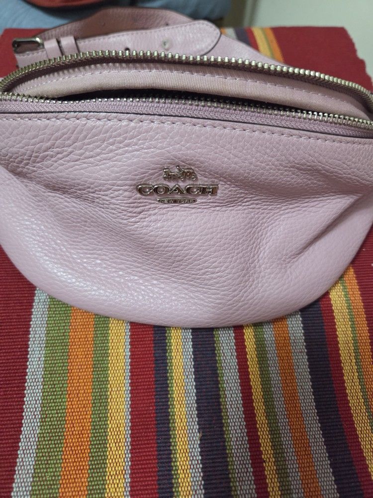 Leather Crossbody Coach Bag