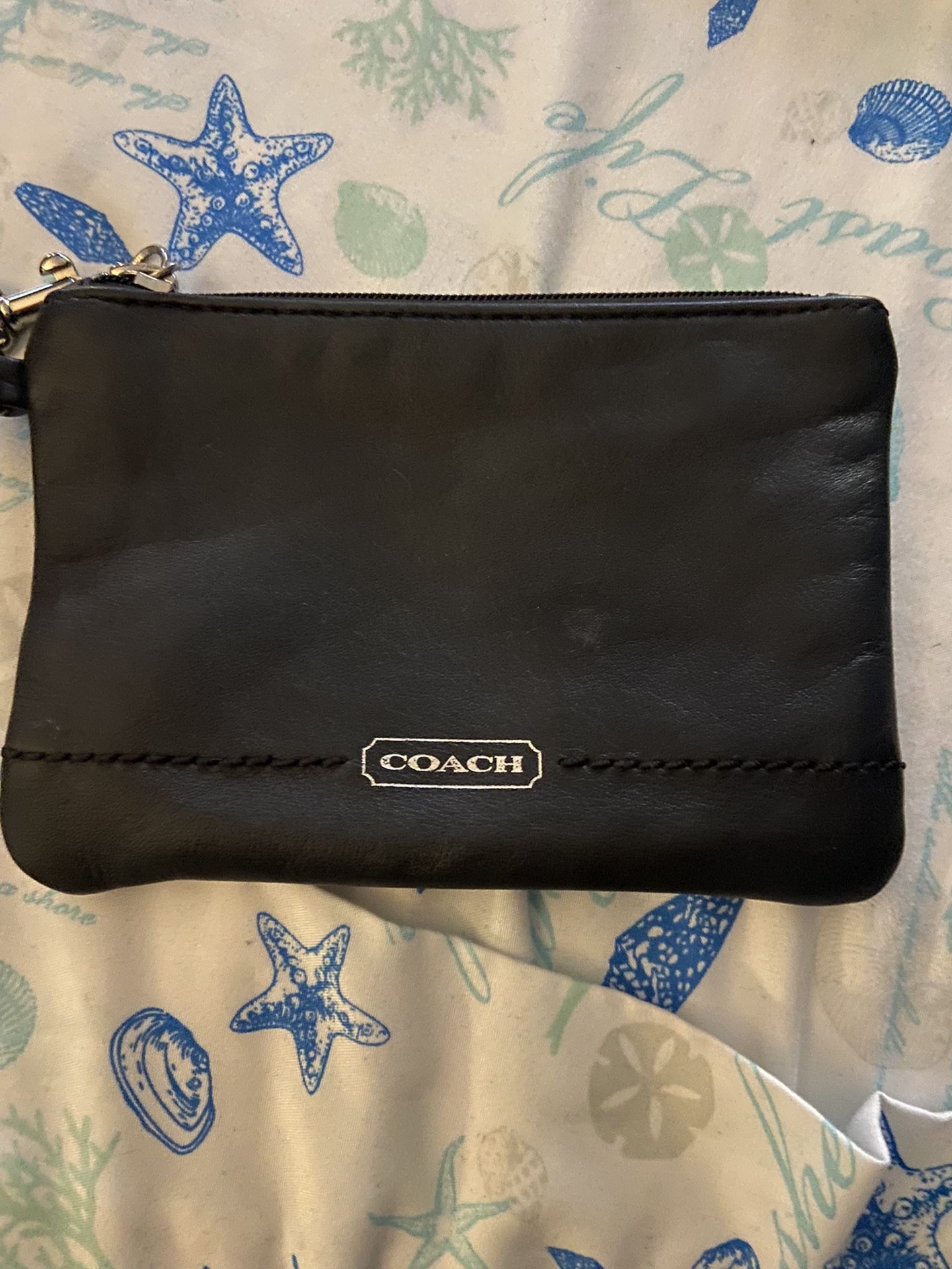 Coach Black Wristlet