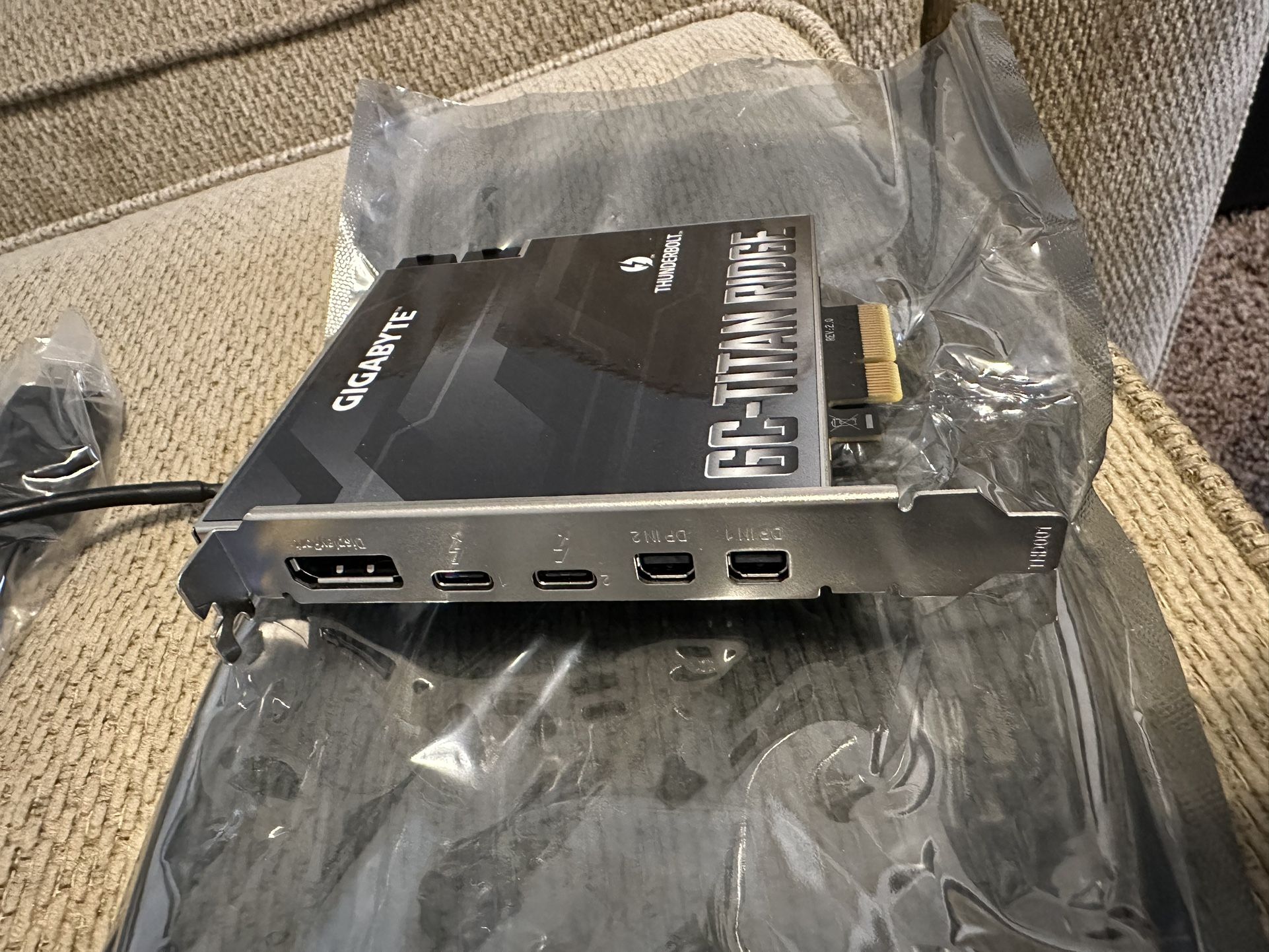Gigabyte GC Titan ridge 2.0 Thunderbolt 3 Card for Sale in Clovis 