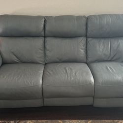 Leather Couch, Love Seat And Recliner