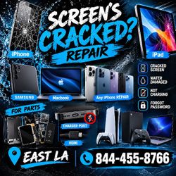 iPhone 15 Cracked Screen
