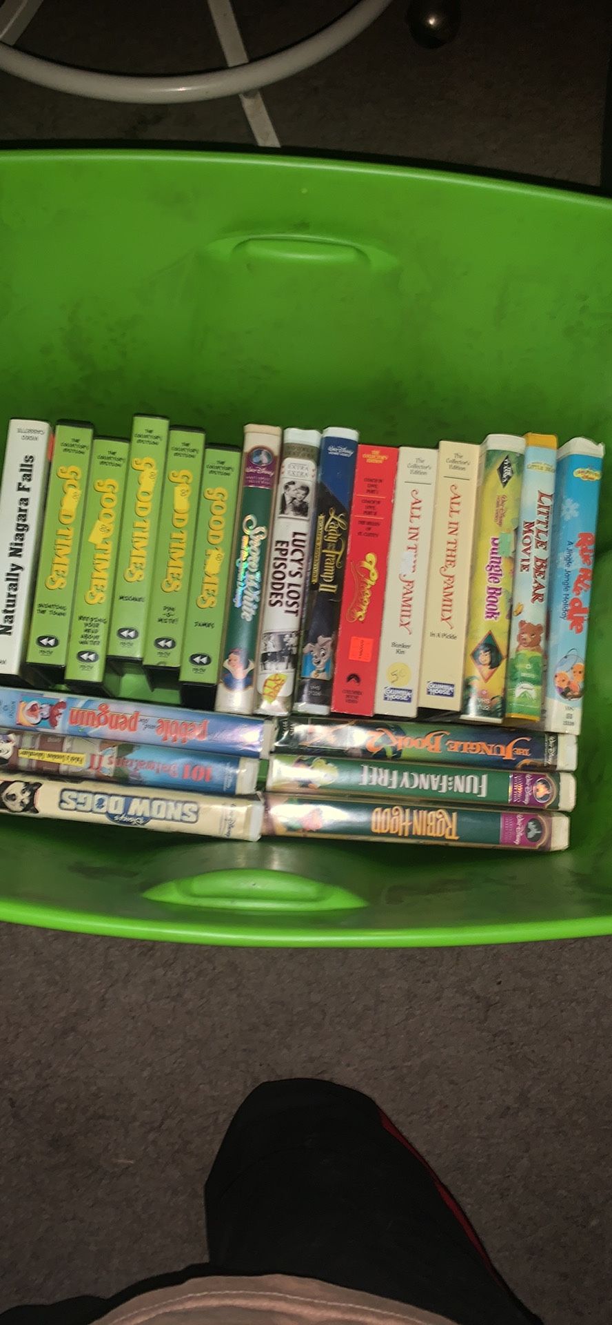 60 VHS Movies And TV Shows
