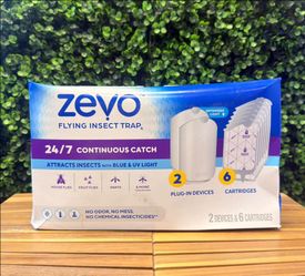 Zevo Indoor Flying Insect Trap for Fruit flies, Gnats, and House Flies