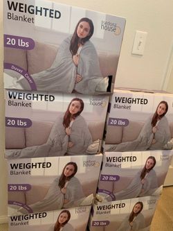 7 BRAND NEW 20lb WEIGHTED BLANKETS
