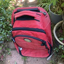 Kipling Rolling Back Pack Lots Of Room  Red 