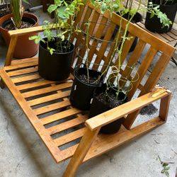 Free Wooden Patio Bench 