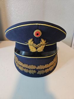 Authentic West German Luftwaffe General Visor Cap - Size 58 (H. Zettel)
