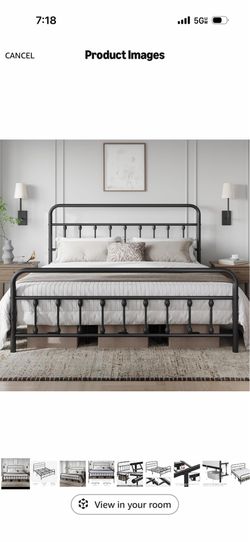 Cali king bed frame