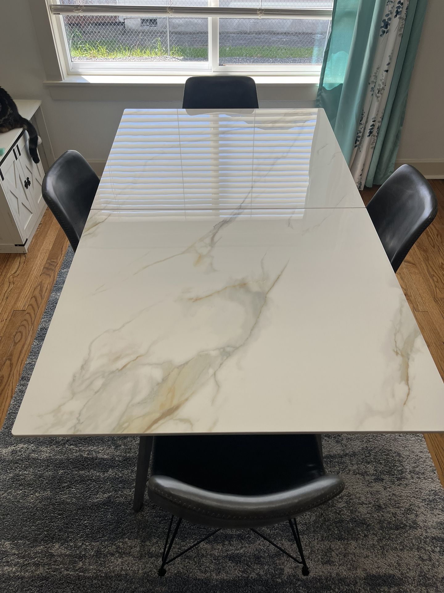 Marble Dining Table Set