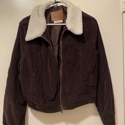 Levis Cropped Courdoroy Jacket 