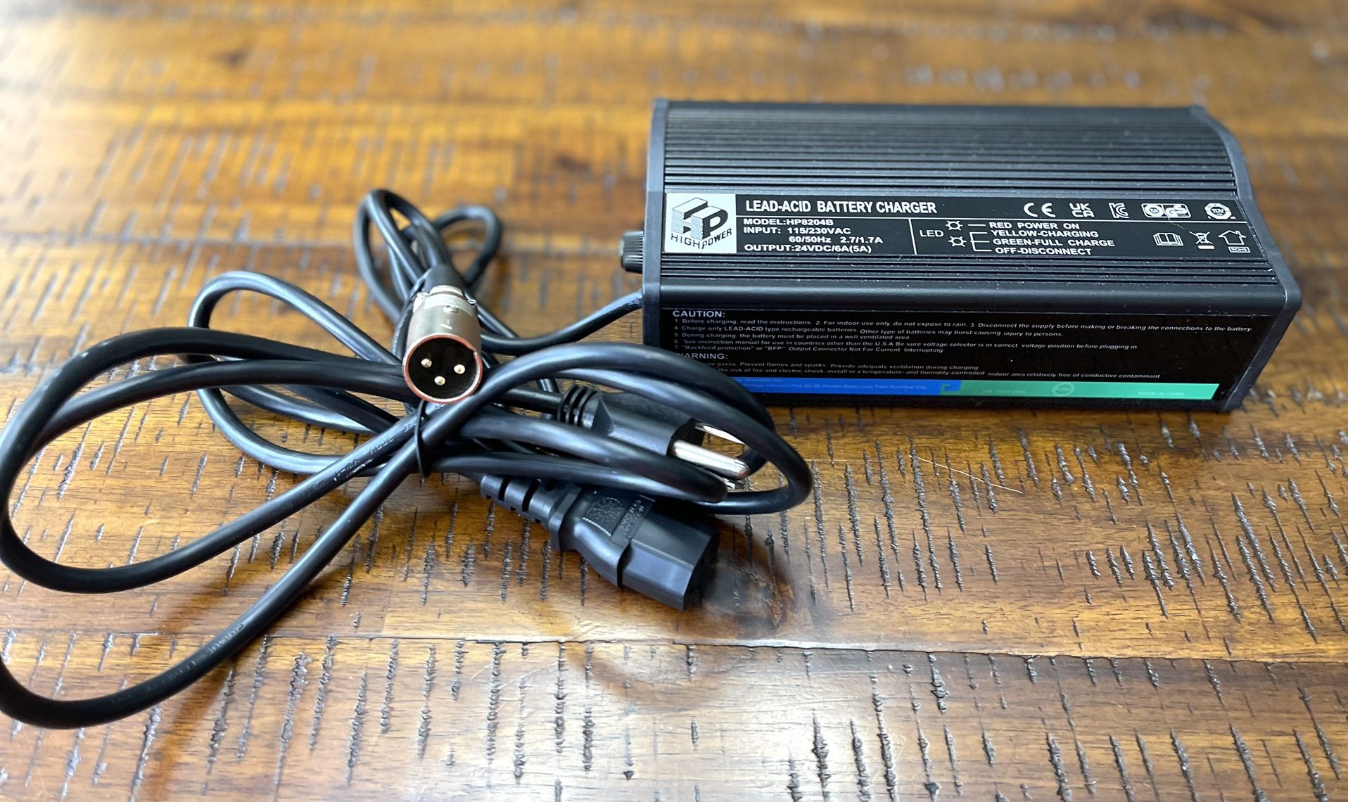 HIGHPOWER Lead-Acid battery Charger for Battery powered Wheelchair