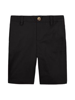 Size 6 Black Wonder Nation Boys School Uniform Stretch Performance Shorts