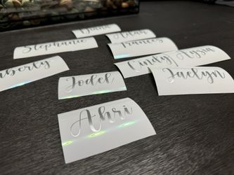 Customized Decals and Stickers