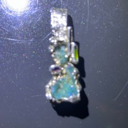 Peridot & Amethyst Pendant