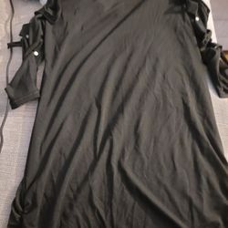 Black dress size large new