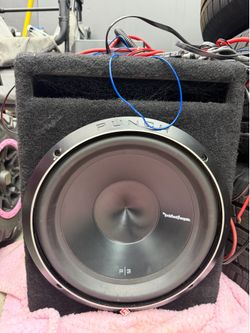 Rockford Fosgate P3 12 sub , Amp, ported box, bass knob