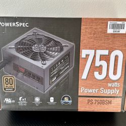 PowerSpec 750W 80+ Bronze Power Supply