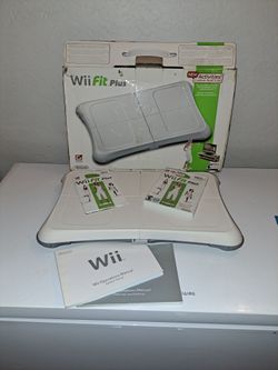 Wii Fit Plus balance board comes with game