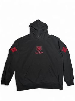 SAINT KAIZEN Soldier Metal Embroidery Hoodie for Men and Women, 100% 400 GSM Cotton - Size XL #goth #emo