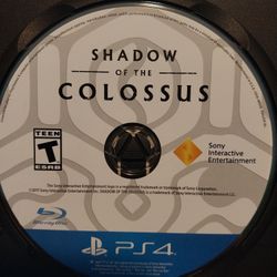 Shadow Of The Colossus For PS4 $20