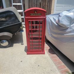 Telephone Booth Shelves/Bookcase 