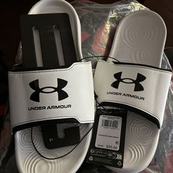 Under Armour Slides Size 12