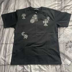 Chrome Hearts Black T Shirt Size L