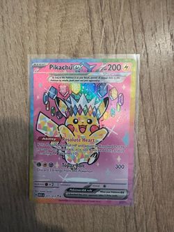 Pokemon Pikachu Ex Ascended Heroes