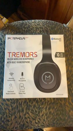 TREMORS ON EAR WIRELESS HEADPHONES BUILT -IN  MICROPHONE