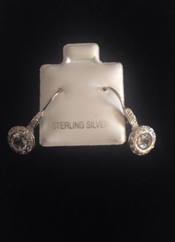 Sterling silver earring