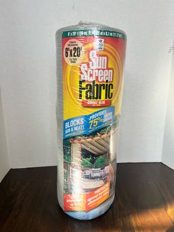 Sun Screen Fabric Roll New