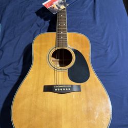 Starcaster Acoustic Guitar – by Fender (Needs Tuner Peg)