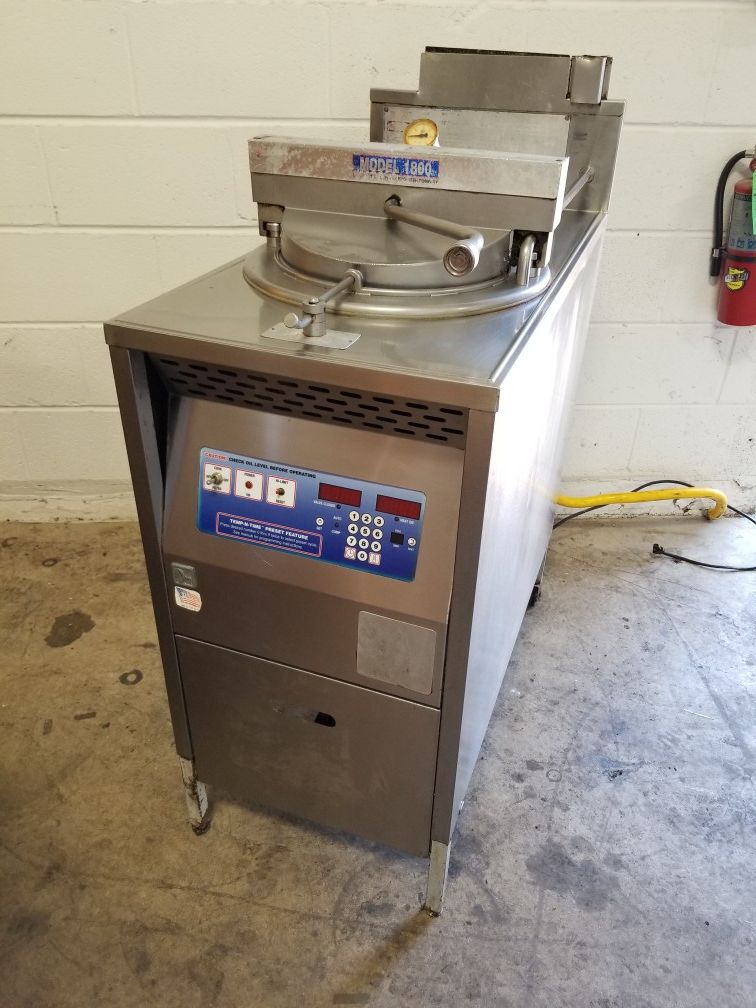 Broaster Pressure Fryer Broaster 1800 Broasted Chicken Gas for Sale in