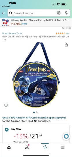 Ontel Dream Tent For Twin Bed $10