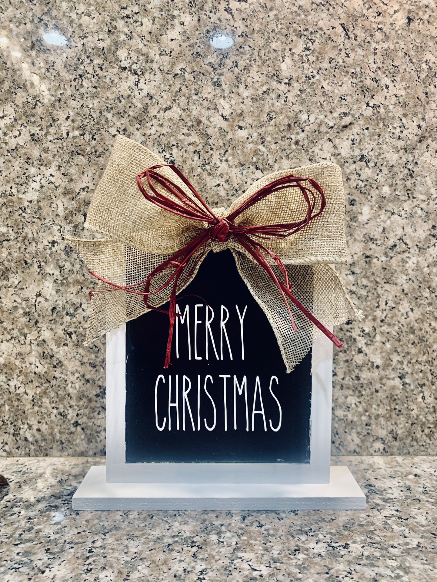 Merry Christmas Sign Rae Dunn Inspired