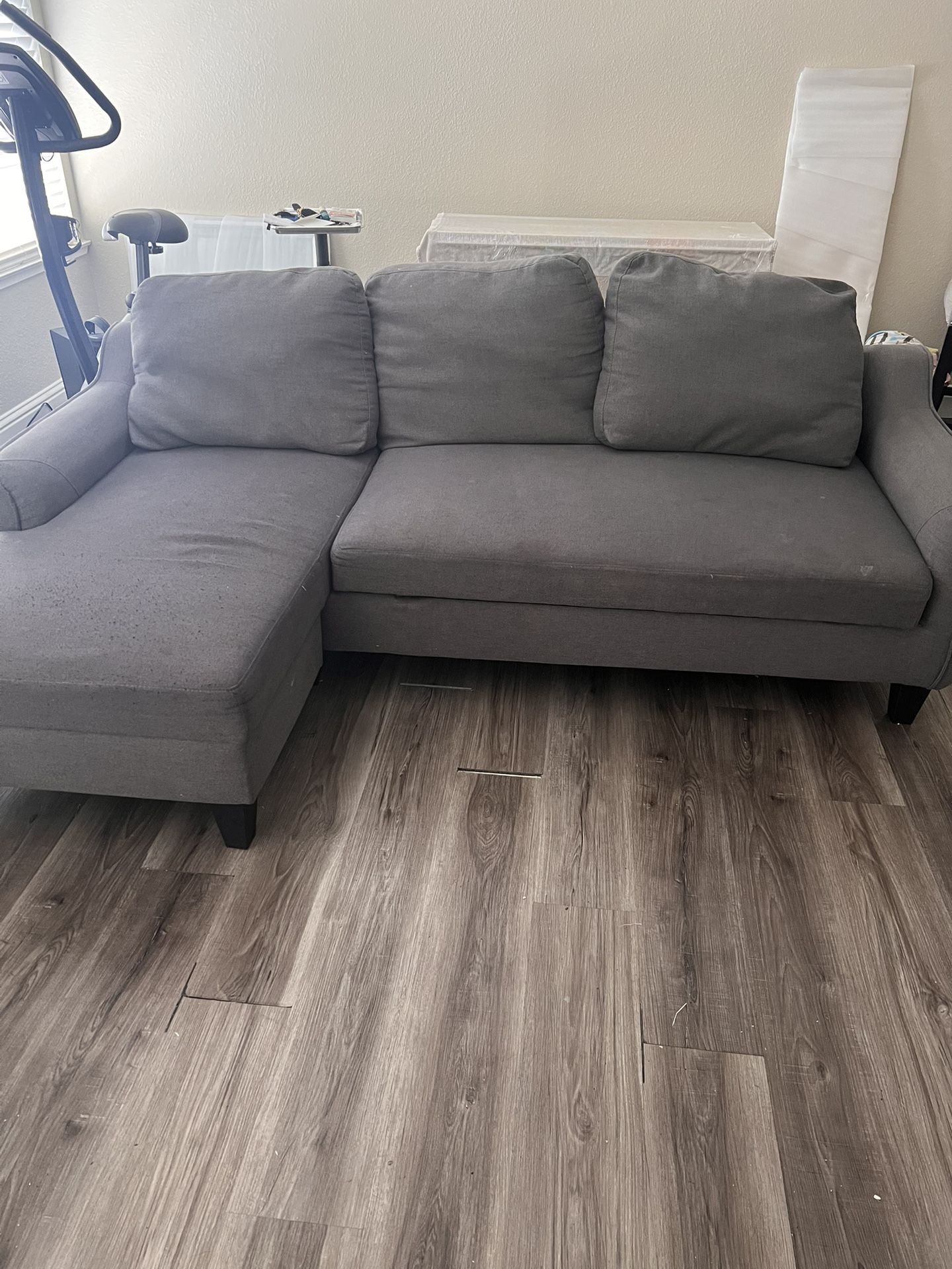 Grey Couch 84x54”