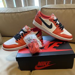 Jordan 1 Low OG Starfish Size 10 Men 