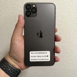 IPhone 11 Pro Max Black - 256Gb/Unlocked