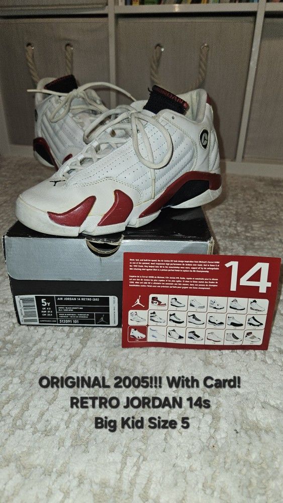 Original 2005 Jordan Retro 14s Size 5